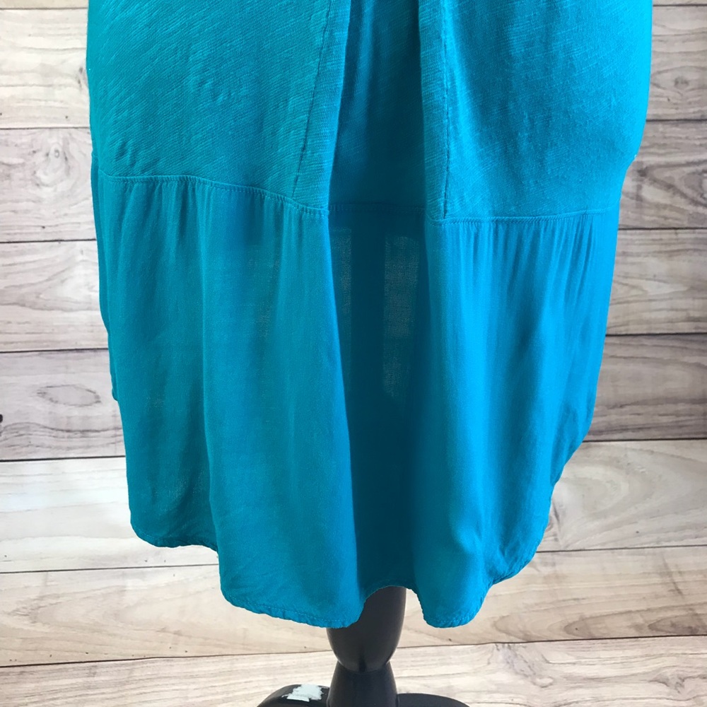 💕SALE💕Anthropologie Left of Center Blue Top - Picture 3 of 8